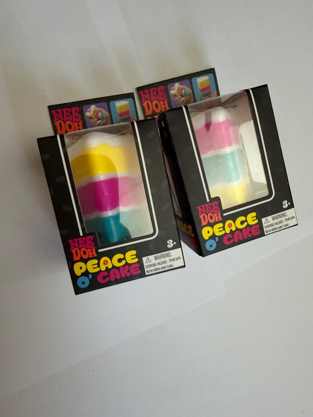 Nee Doh Peace O' Cake Squishy Toy - Multicolor